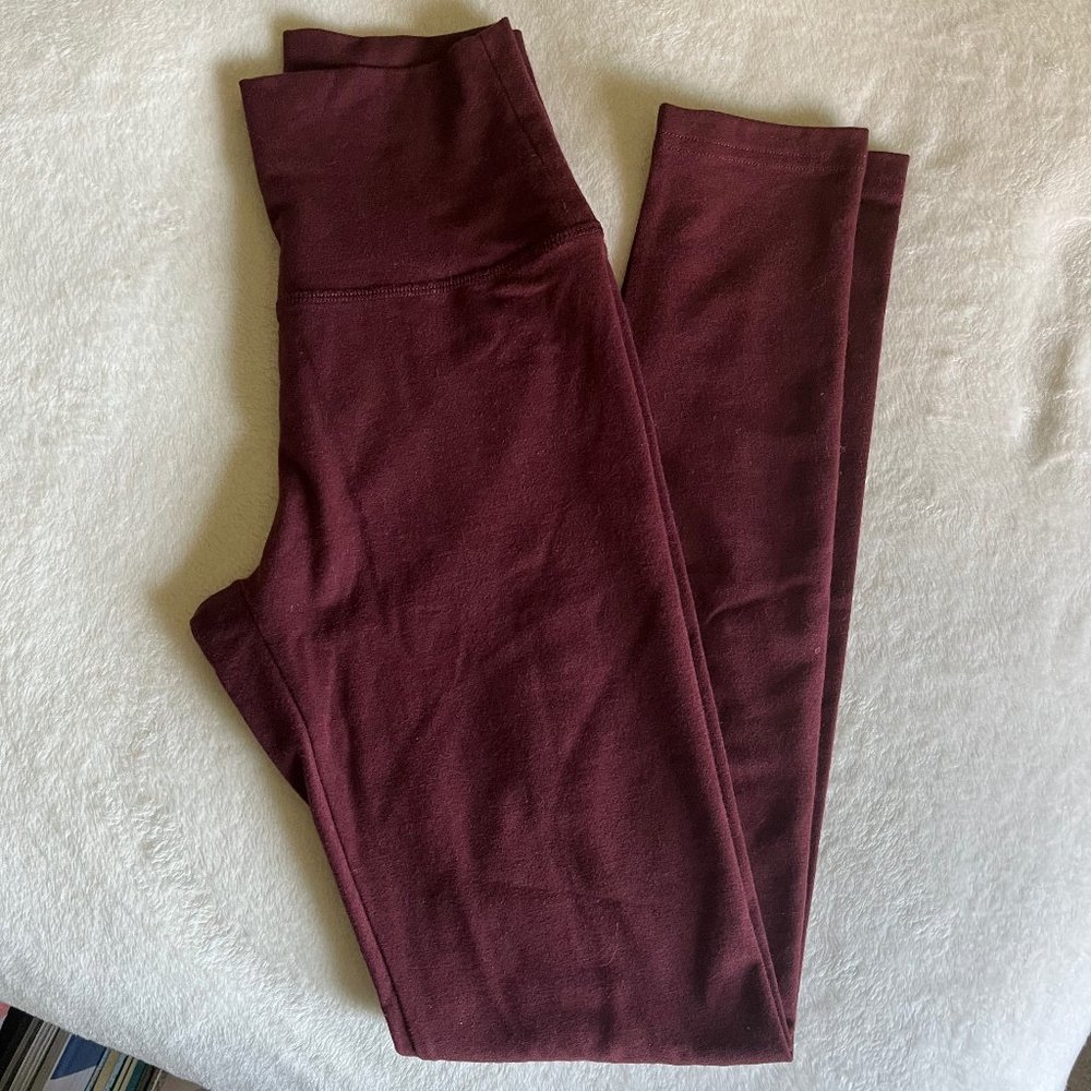 Burgundy Aerie Leggings